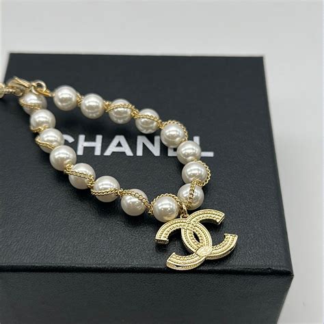 mens chanel bracelet|chanel pearl bracelet price.